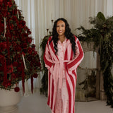 Sugar Plum Stripe | Adult Robe (Pre-Order)