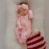 Pink Candy Cane | Bamboo Head Wrap