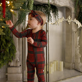Christmas Plaid | Bamboo Zip Pajamas