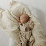 Silly Goose | Long Sleeve Muslin Romper | Milk & Baby