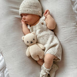 Luna + Luca Novelty Knit Romper - Black Speckle | Milk & Baby