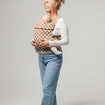The Monarch Carrier - Mocha Check | Milk & Baby