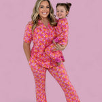 PETAL POWER WOMEN'S RELAXED FLARE DREAM SET | Milk & Baby