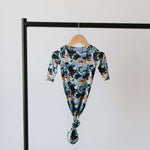 Charli Print | Bamboo Knotted Gown | Milk & Baby