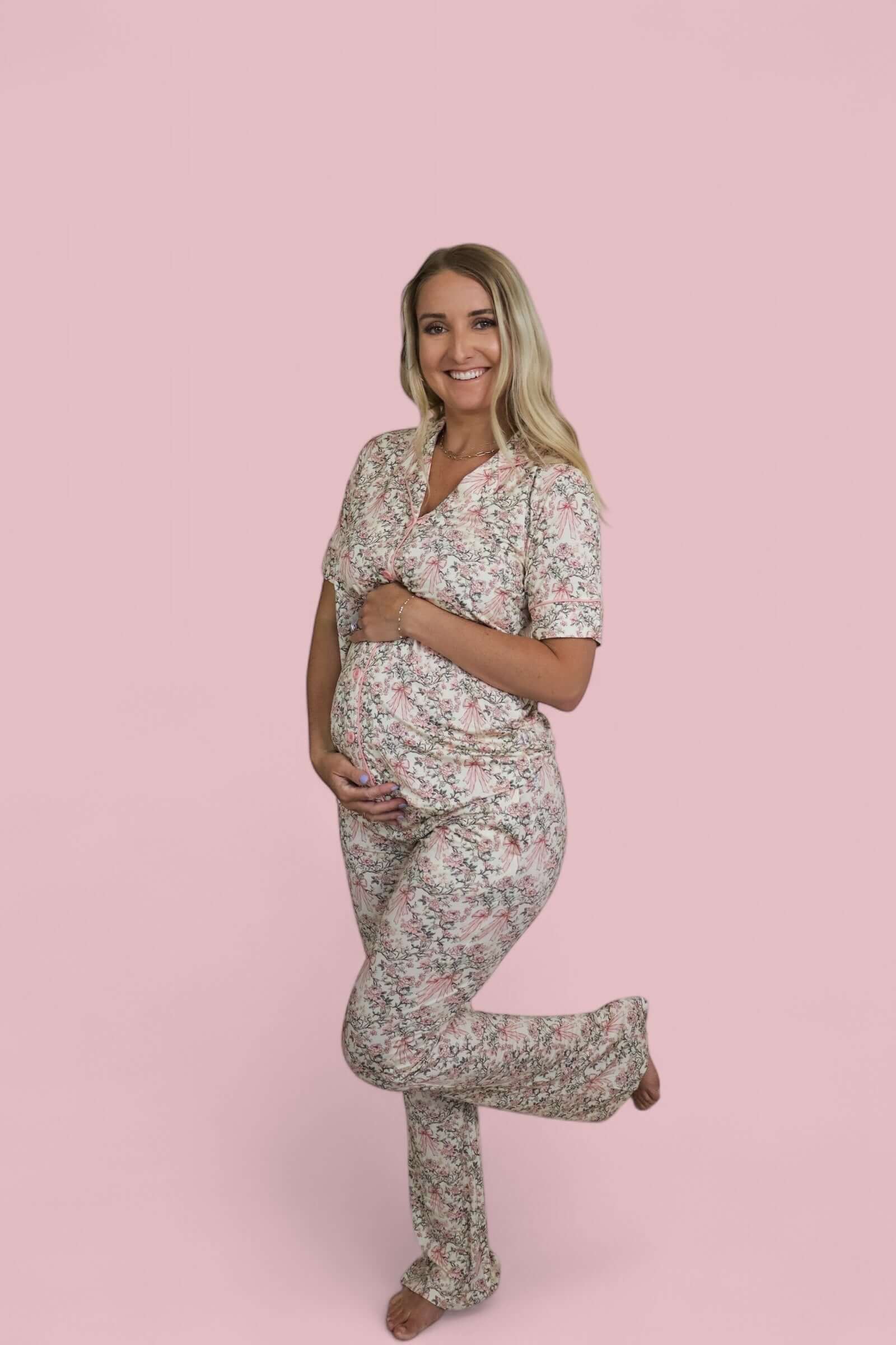 Victorian Bloom Women’s Relaxed Flare Dream Set | Milk & Baby