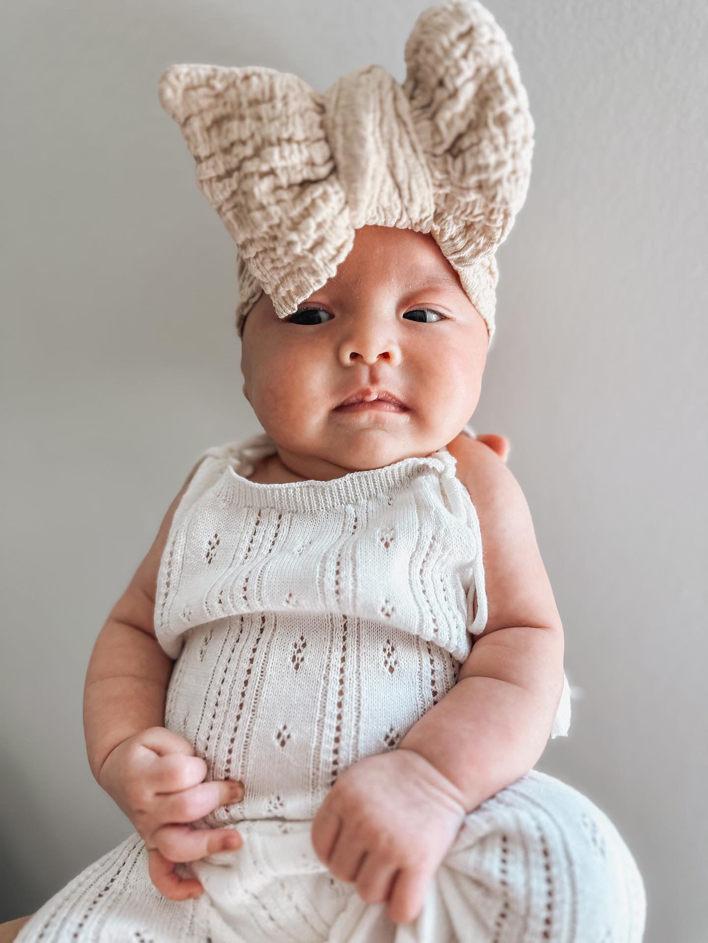 Luna + Luca Pointelle Romper - White | Milk & Baby
