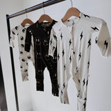 Black & White Yin Yang | Bamboo Zip Pajamas