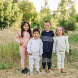 Cherry Ruffle French Terry Set | Milk & Baby