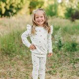 Cherry Ruffle French Terry Set | Milk & Baby