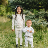 Cherry Ruffle French Terry Set | Milk & Baby