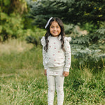 Cherry Ruffle French Terry Set | Milk & Baby