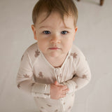 Gingersnap | Bamboo Zip Pajamas