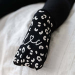 Allie Black Bamboo Convertible Footie | Milk & Baby