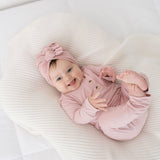 Aspen Outfit, Hat and Headband Set | Dusty Rose
