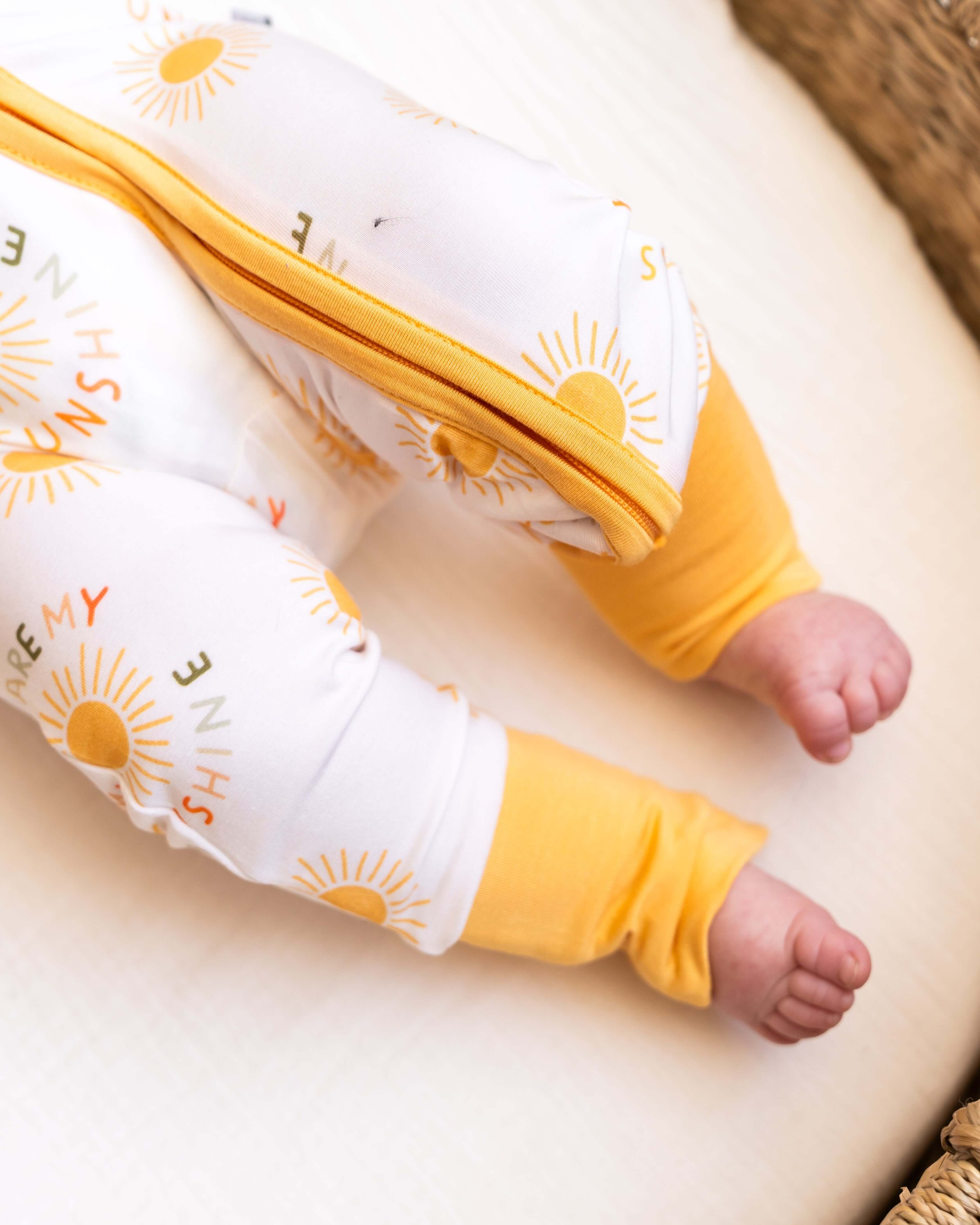 You Are My Sunshine Zipper Lounger | Milk & Baby