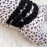 Allie Leopard Bamboo Ruffle Convertible Footie | Milk & Baby