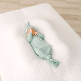 Emerson Knotted Baby Gown & Hat Set | Mint | Milk & Baby