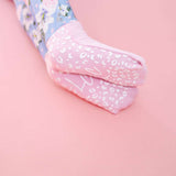 Lillian Floral Bamboo Ruffle Convertible Footie | Milk & Baby