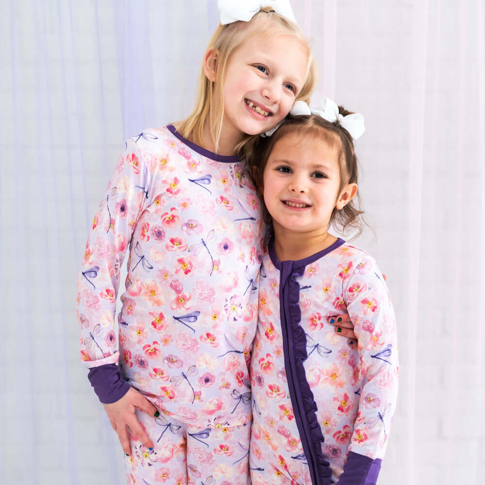 Elmerial Bamboo Ruffle Convertible Footie | Milk & Baby