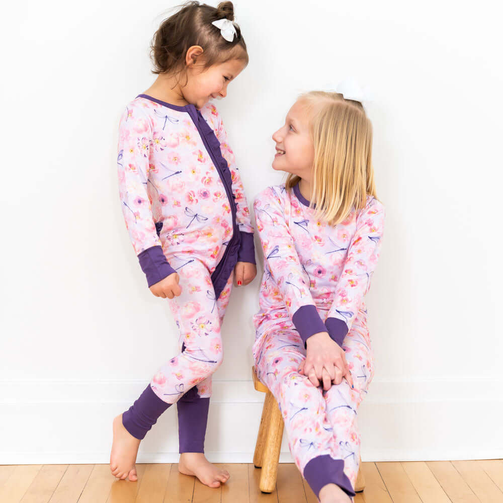 Elmerial Bamboo Ruffle Convertible Footie | Milk & Baby