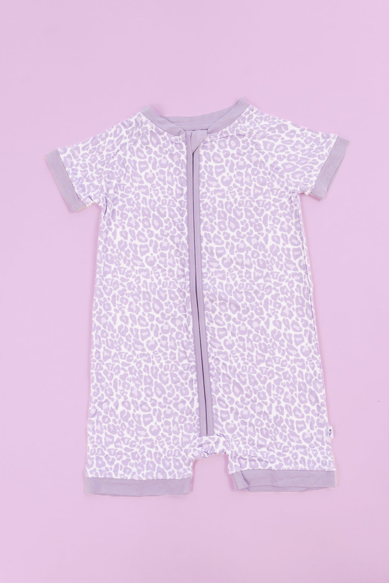 LAVENDER LEOPARD DREAM SHORTIE | Milk & Baby