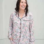 Allie Floral Bamboo Women's Luxe Lounge Set | Milk & Baby
