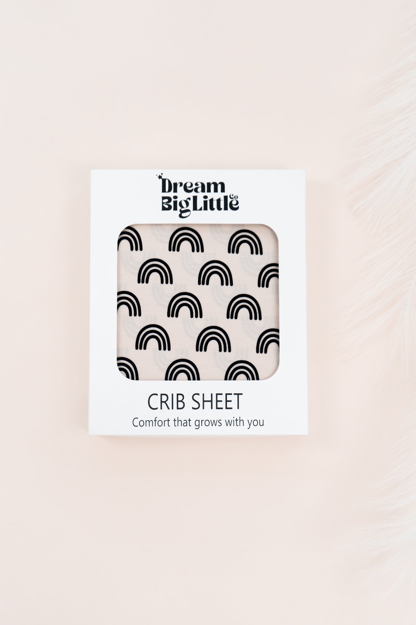 SIMPLE RAINBOW DREAM CRIB SHEET | Milk & Baby