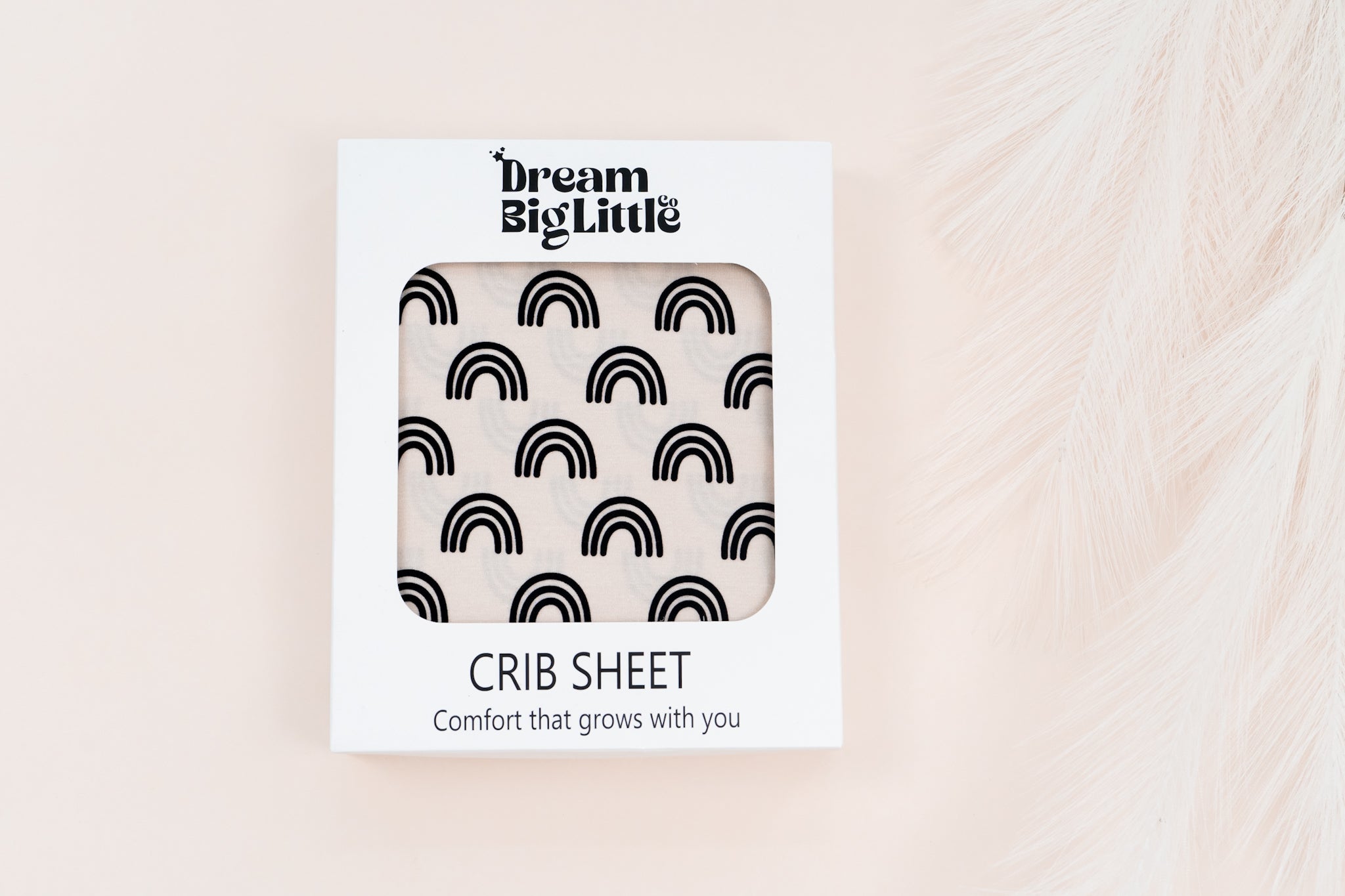 SIMPLE RAINBOW DREAM CRIB SHEET | Milk & Baby