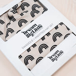 Simple Rainbow Dream Swaddle & Beanie | Milk & Baby