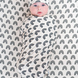 Simple Rainbow Dream Swaddle & Beanie | Milk & Baby