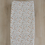Meadow Floral Muslin Changing Pad Cover | Milk & Baby