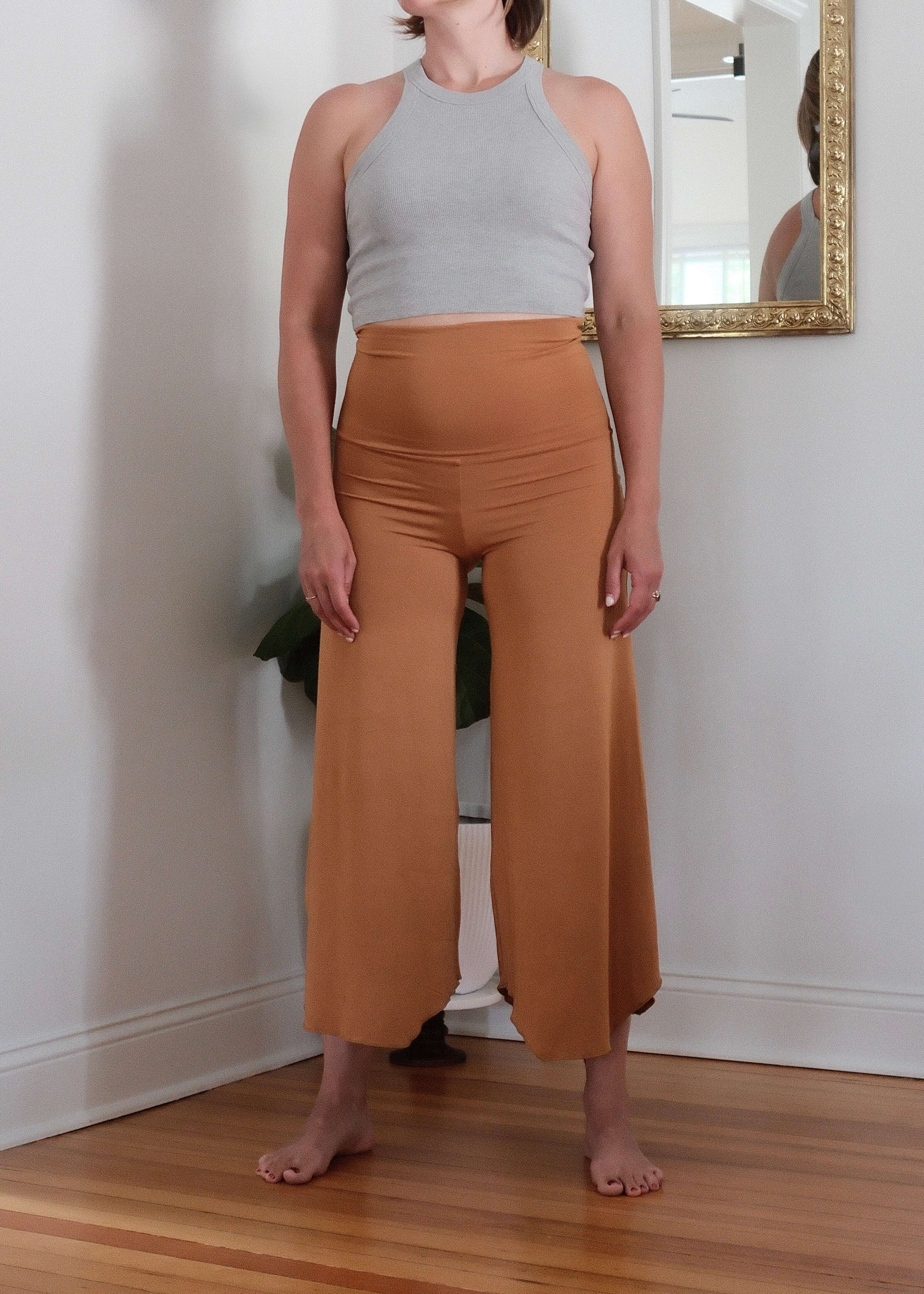 Flow Pant | Camel | Milk & Baby