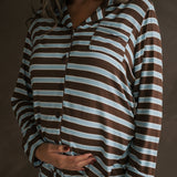 Garrett | Women's Bamboo Button Up Lounge Set