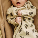 Posy | Organic Kimono Knotted Sleep Gown | Milk & Baby