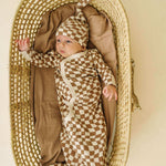 Groovy | Organic Kimono Knotted Sleep Gown | Milk & Baby