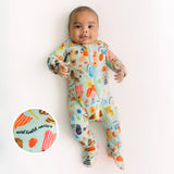 Mindful Doggos | Bamboo Footie Onesie Sleeper | "Mental Health Matters"
