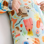 Mindful Doggos | Bamboo Footie Onesie Sleeper | "Mental Health Matters" | Milk & Baby