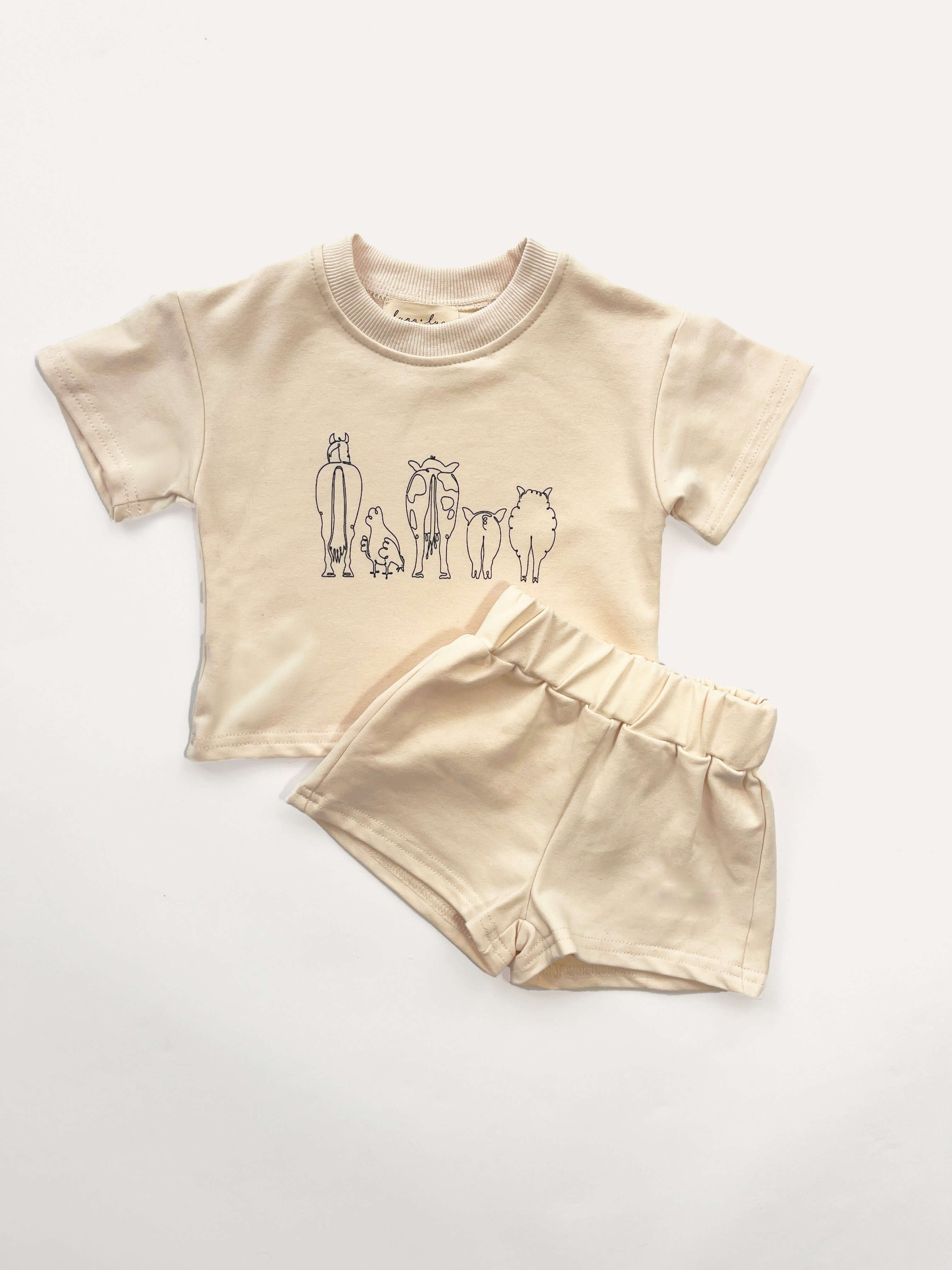 Down on the Farm Short Set | Milk & Baby