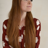 Vintage Santa | Women's Long Sleeve Bamboo Pajama