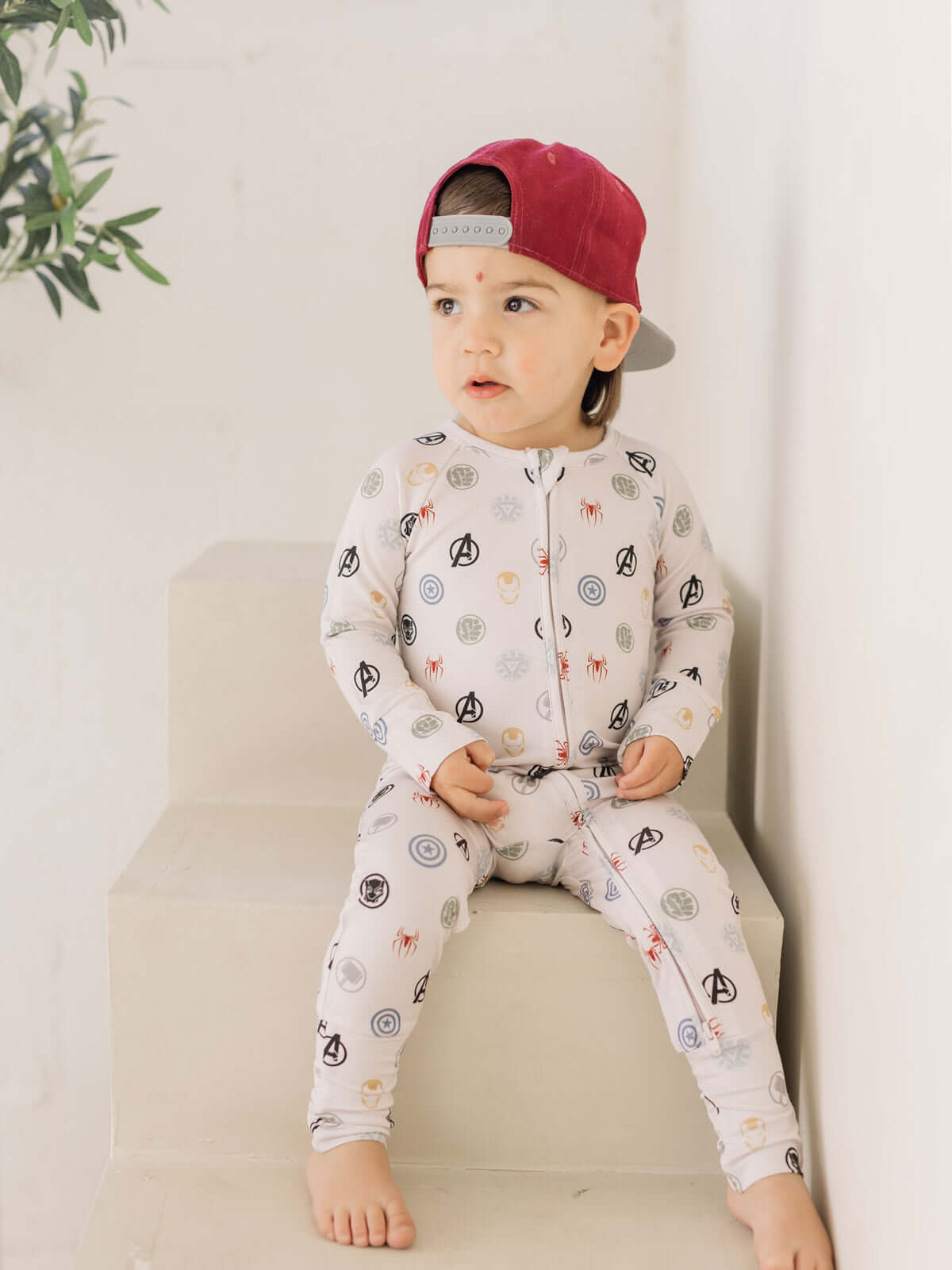 Hero | Bamboo Zip Pajamas | Milk & Baby