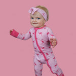 Flocking Flamingo Dream Romper | Milk & Baby