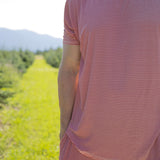 Peppermint Stripe Ribbed | Men's Short Sleeve Pajamas