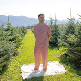 Peppermint Stripe Ribbed | Men's Short Sleeve Pajamas