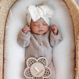 Luna + Luca Classic Purl Knit Jumpsuit - Heather Beige