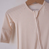 Sadie Stripe | Bamboo Zip Pajamas | Milk & Baby