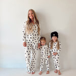 Black & White Yin Yang | Women's Bamboo Pajamas | Milk & Baby