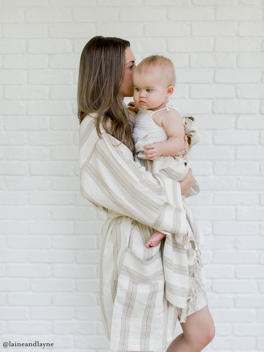 Ciragan Kimono Robe Milk & Baby