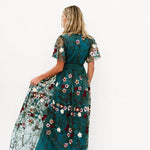 Claya Dress in Emerald | Nursing Friendly | Milk & Baby