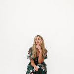 Claya Dress in Emerald | Nursing Friendly | Milk & Baby