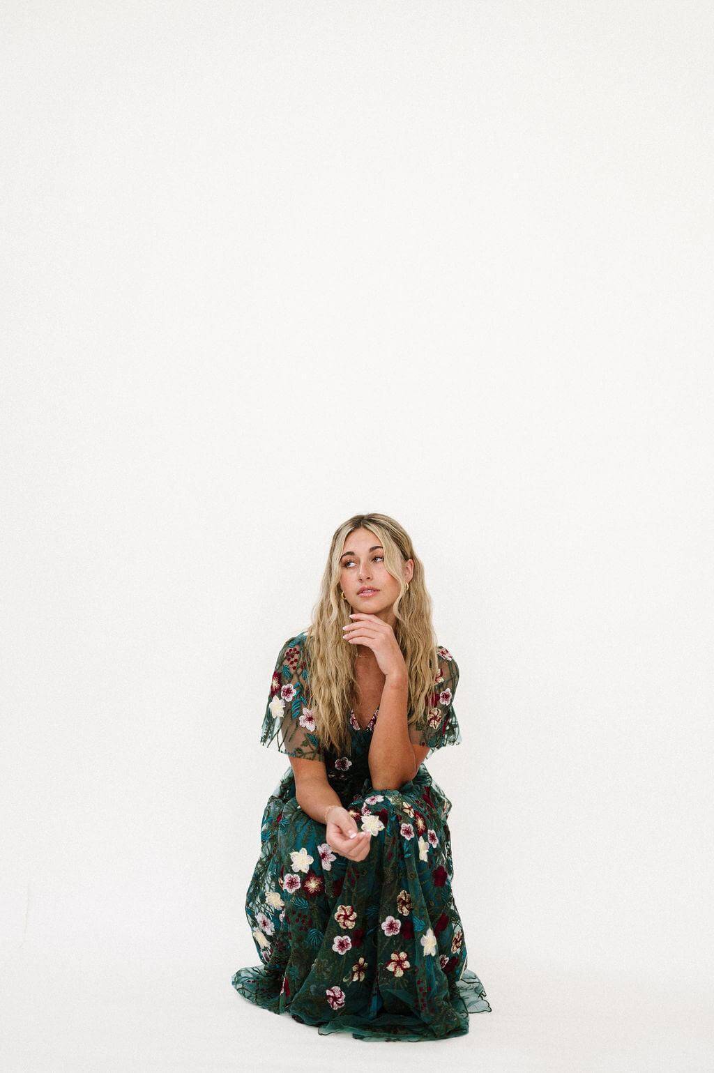 Claya Dress in Emerald | Nursing Friendly | Milk & Baby